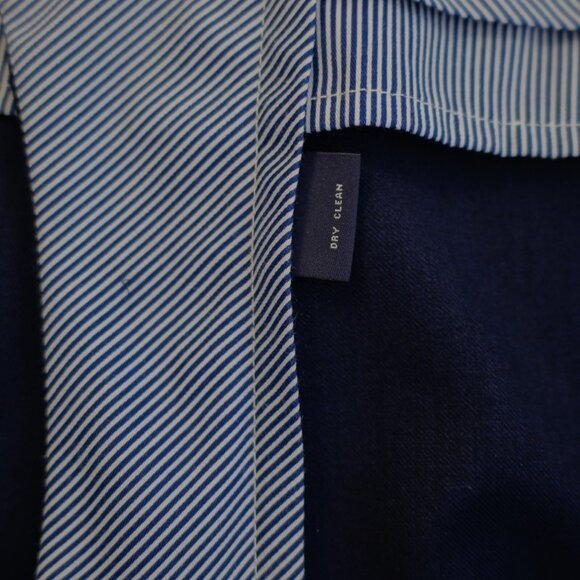 Hart Schaffner Marx Wool Blue Dress Pants Trousers 40 / 32 Mid Rise Flat Front - Picture 7 of 9